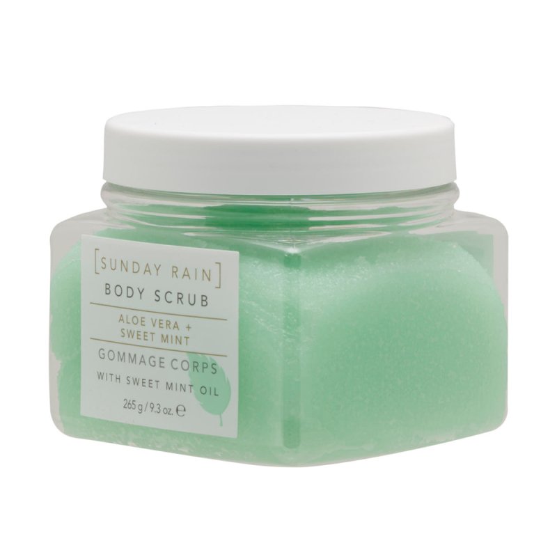 Sunday Rain Aloe Vera & Sweet Mint Polishing Body Scrub, 450ml - Body Scrub - British D'sire