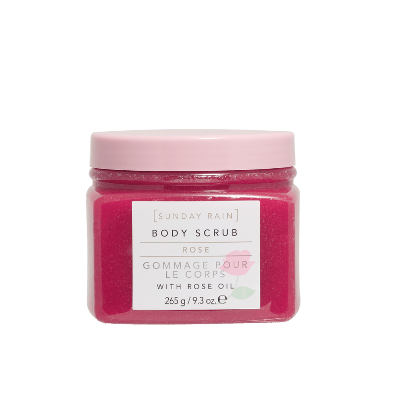 Sunday Rain Body Scrub Rose, 265g - Body Scrub - British D'sire