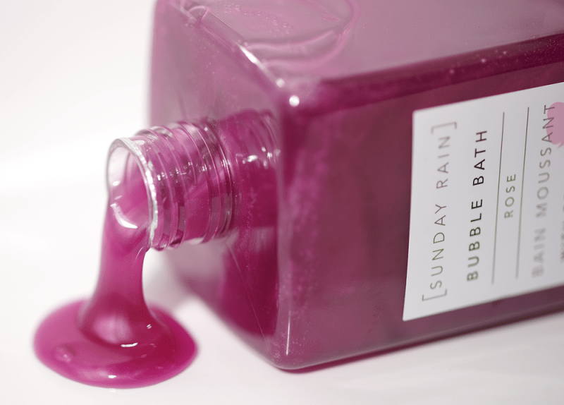 Sunday Rain Bubble Bath Rose, 450ml - Bubble Bath - British D'sire