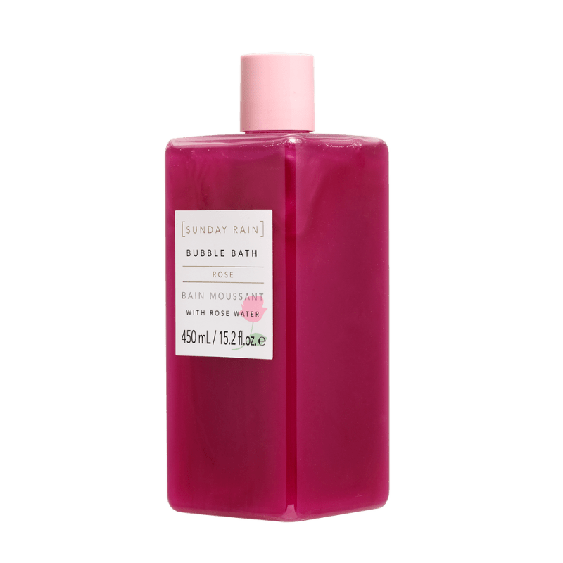 Sunday Rain Bubble Bath Rose, 450ml - Bubble Bath - British D'sire