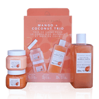 Sunday Rain Mango and Coconut Trio - Bath & Body Gift Sets - British D'sire