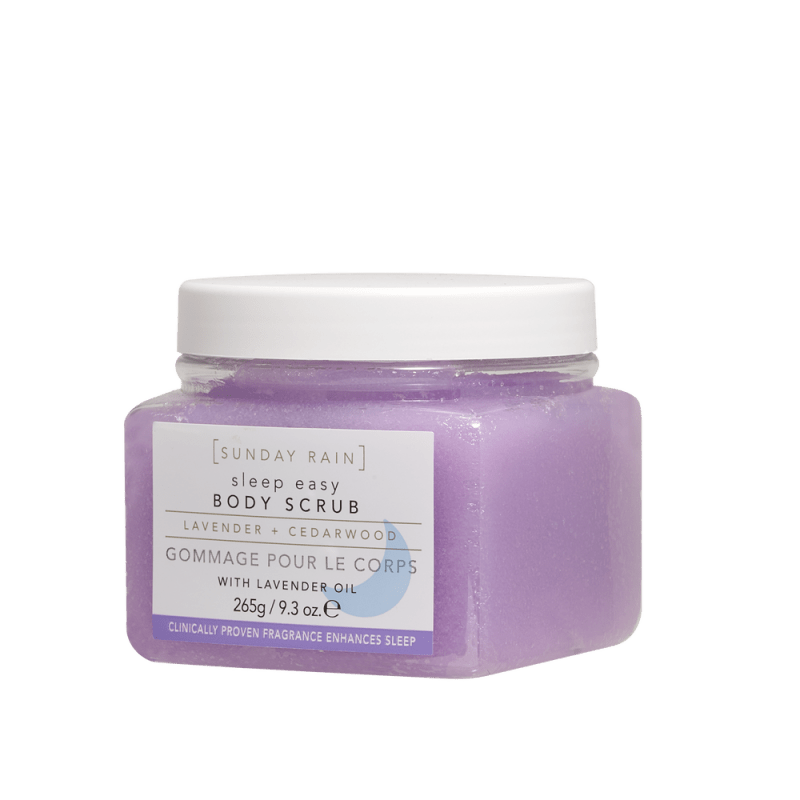 Sunday Rain Sleep Easy Body Scrub Lavender and Cedarwood, 265g - Body Scrub - British D'sire