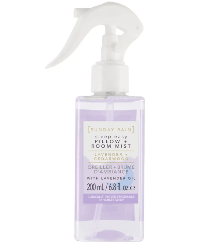 Sunday Rain Sleep Easy Luxury Relaxing Soothing Pillow and Room Mist Spray, Vegan and Cruelty - Free, Lavender and Cedarwood, 200ml - Room Mist - British D'sire Main image