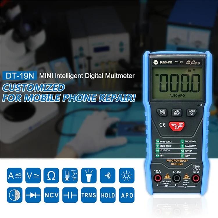 SUNSHINE DT-19N Mini Smart Digital Multimeter With LCD Display Repair Tool Tester Secondary image