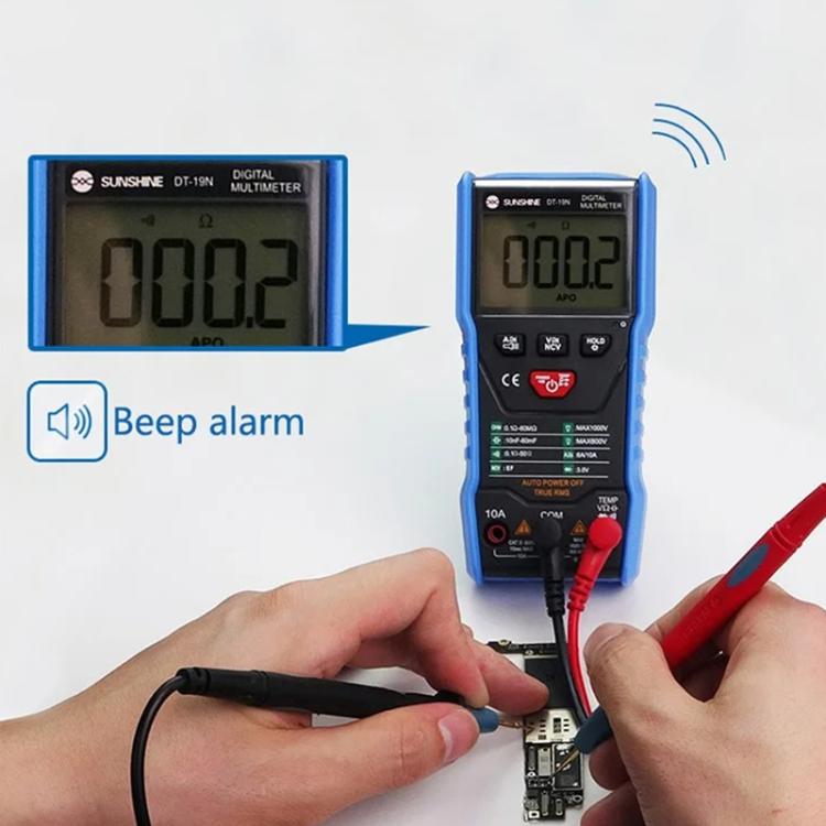 SUNSHINE DT - 19N Mini Smart Digital Multimeter With LCD Display Repair Tool Tester - British D'sire