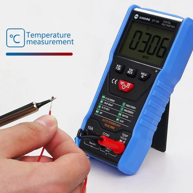 SUNSHINE DT - 19N Mini Smart Digital Multimeter With LCD Display Repair Tool Tester - British D'sire