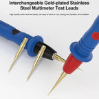 SUNSHINE SS - 024B Replaceable Stainless Steel Probe Tips Soft Silicone Multimeter Probe Tips - British D'sire