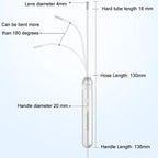 Supereyes Y001+ 4mm Focusable Tube Nasal Throat Oral Electronic Endoscope - British D'sire