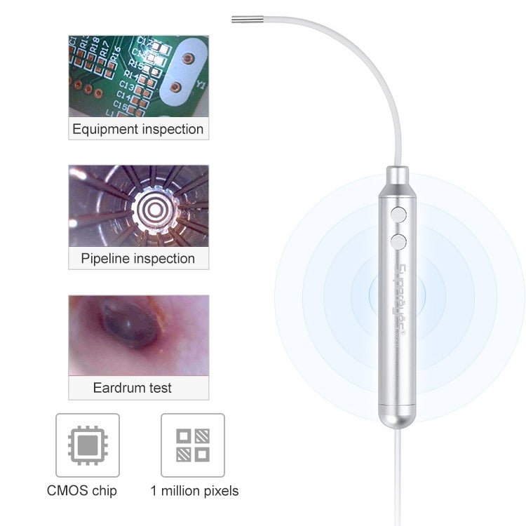 Supereyes Y001 Ear Mite Mouth Electronic Digital Fixed Focus Endoscope Secondary image