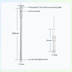 Supereyes Y002 200W HD USB Industrial Dispensing Machine Endoscope Electron Microscope(Silver) - British D'sire