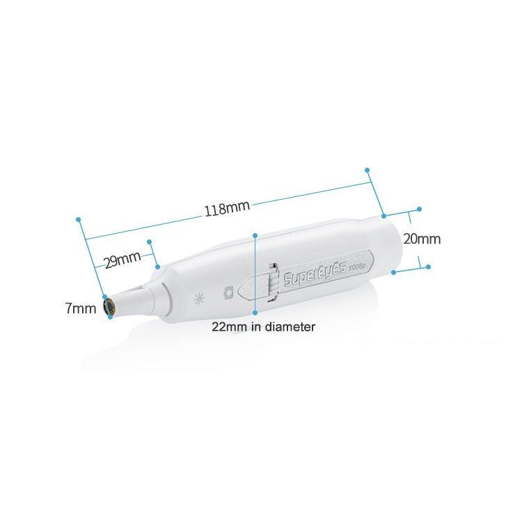 Supereyes Y008P Ear Nose Mouth Wireless Digital Electronic Endoscope - British D'sire