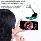 Supereyes Y009 Visual Ear Pick Acne Cleaning Microscopic Magnifying Mirror Endoscope - British D'sire