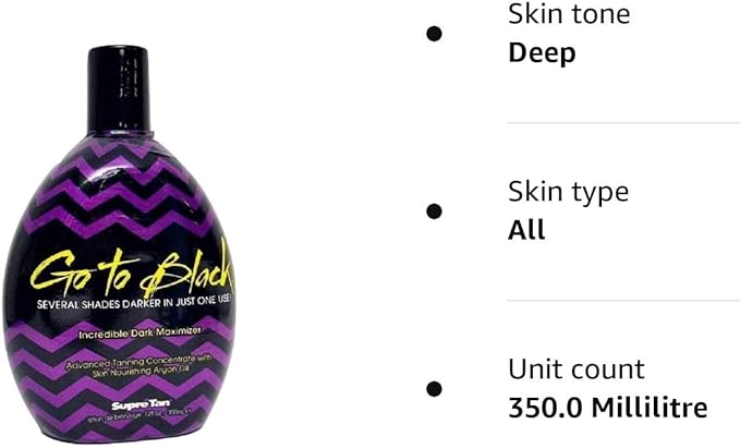 Supre Tan Supre Go To Black Dark Maximizer - 12 Oz. Secondary image