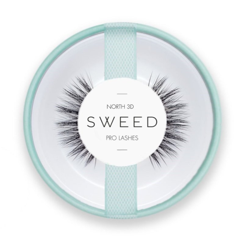 Sweed North 3D Dramatic False Lashes in Black - False Eyelashes - British D'sire Main image