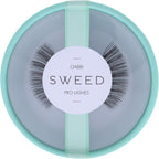 Sweed Professional False Lashes in Black, Style Gabbi, Hollywood Volume with Graduated Weightless Length, Flexible Clear Band, Up to 10 Wears - False Eyelashes - British D'sire