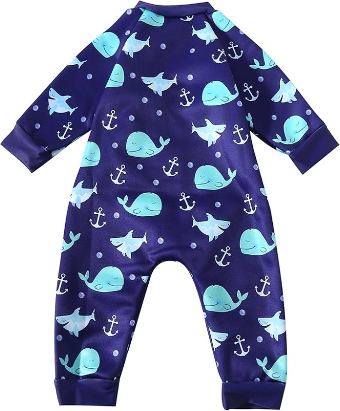 Swimbubs Baby Swimming Warm Suit Boys Fleece Lined Wetsuit Girls UV UPF50 Sun Protection Swimsuit - Swimwear - British D'sire