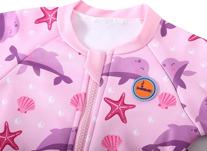 Swimbubs Baby Swimming Warm Suit Boys Fleece Lined Wetsuit Girls UV UPF50 Sun Protection Swimsuit - Swimwear - British D'sire