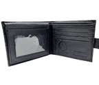 Swolit Merchandise Black Genuine Leather Mercedes Amg Wallet Swolit with Metal AMG, Gift Boxed - British D'sire