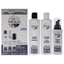 System 2 Kit by Nioxin for Unisex - 3 Pc 10.1oz Cleanser Shampoo, 10.1 oz Scalp Therapy Conditioner, 3.38oz Scalp and Hair Treatment - 10.1oz Cleanser Shampoo, 10.1 oz Scalp Therapy Conditioner, 3.38oz Scalp and Hair Treatment - British D'sire