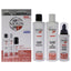 System 4 Kit by Nioxin for Unisex - 3 Pc 10.1oz Color Safe Cleanser Shampoo, 10.1 oz Color Safe Scalp Therapy Conditioner, 3.38oz Scalp and Hair Treatment - 10.1oz Color Safe Cleanser Shampoo, 10.1 oz Color Safe Scalp Therapy Conditioner, 3.38oz Scalp and Hair Treatment - British D'sire