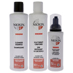 System 4 Kit by Nioxin for Unisex - 3 Pc 10.1oz Color Safe Cleanser Shampoo, 10.1 oz Color Safe Scalp Therapy Conditioner, 3.38oz Scalp and Hair Treatment - 10.1oz Color Safe Cleanser Shampoo, 10.1 oz Color Safe Scalp Therapy Conditioner, 3.38oz Scalp and Hair Treatment - British D'sire
