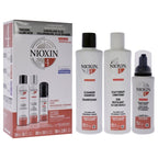 System 4 Kit by Nioxin for Unisex - 3 Pc 10.1oz Color Safe Cleanser Shampoo, 10.1 oz Color Safe Scalp Therapy Conditioner, 3.38oz Scalp and Hair Treatment - 10.1oz Color Safe Cleanser Shampoo, 10.1 oz Color Safe Scalp Therapy Conditioner, 3.38oz Scalp and Hair Treatment - British D'sire