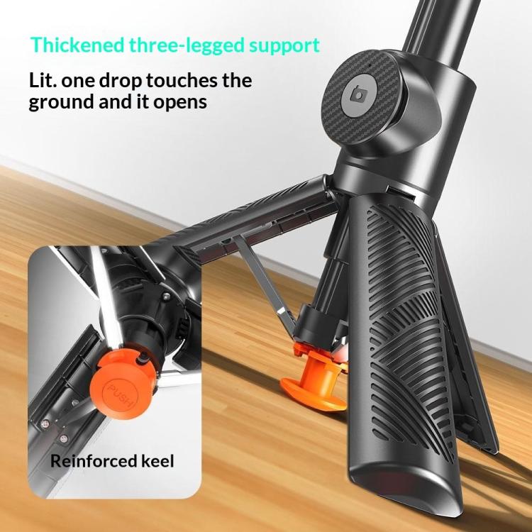 T01 Photography Mini Selfie Stick 69cm Extendable Tripod Bluetooth Remote Phone Holder Stand - Tripod - British D'sire