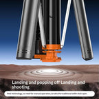 T02TK Bluetooth Remote Control Phone Tripod Stand 360 Degrees Rotation Selfie Stick Tripod - Tripod Stand - British D'sire