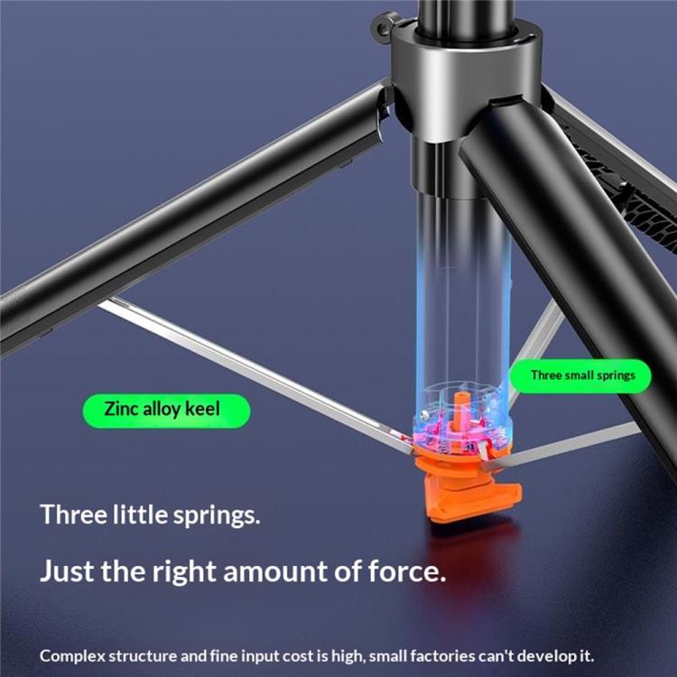 T02TK Bluetooth Remote Control Phone Tripod Stand 360 Degrees Rotation Selfie Stick Tripod - Tripod Stand - British D'sire
