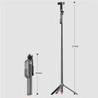 T02TK Bluetooth Remote Control Phone Tripod Stand 360 Degrees Rotation Selfie Stick Tripod - Tripod Stand - British D'sire