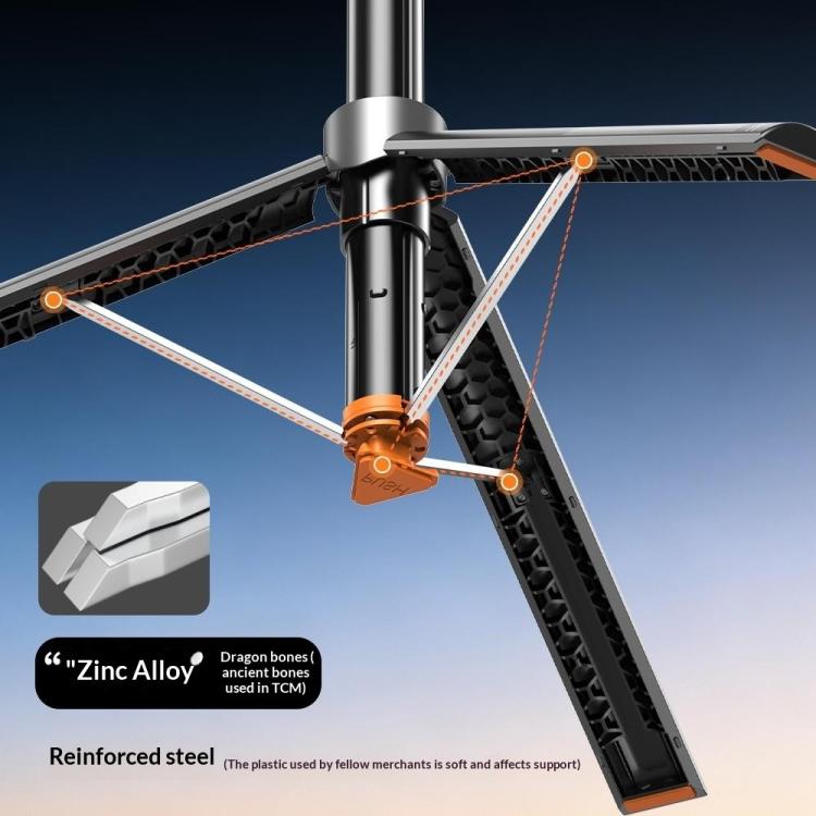T02TK Bluetooth Remote Control Phone Tripod Stand 360 Degrees Rotation Selfie Stick Tripod - Tripod Stand - British D'sire