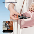 T13Y Auto Open Zinc Alloy Phone Handle Holder Bluetooth Selfie Stick Extendable Tripod(Black) - Phone Handle - British D'sire