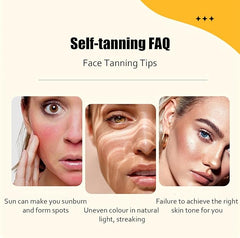Tanning Aid Extends Protects The Natural Skin Tone With Aloe Vera, Moisturises The Skin, Absorbs Quickly Non-Greasy, Gives Skin a Long-Lasting Golden Tan, Vegan+Cruelty - British D'sire