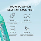 Tanologist Self-Tan Hydrating and Brightening Face Mist, 100ml - British D'sire