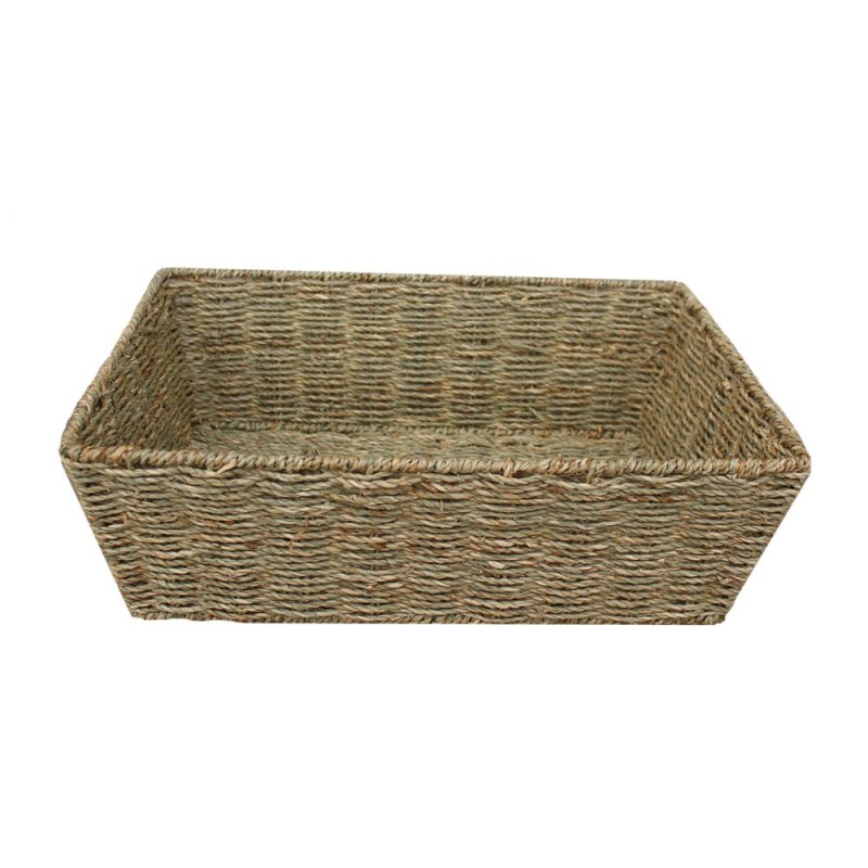 Tapered Edge Seagrass Tray - Serving Tray - British D'sire