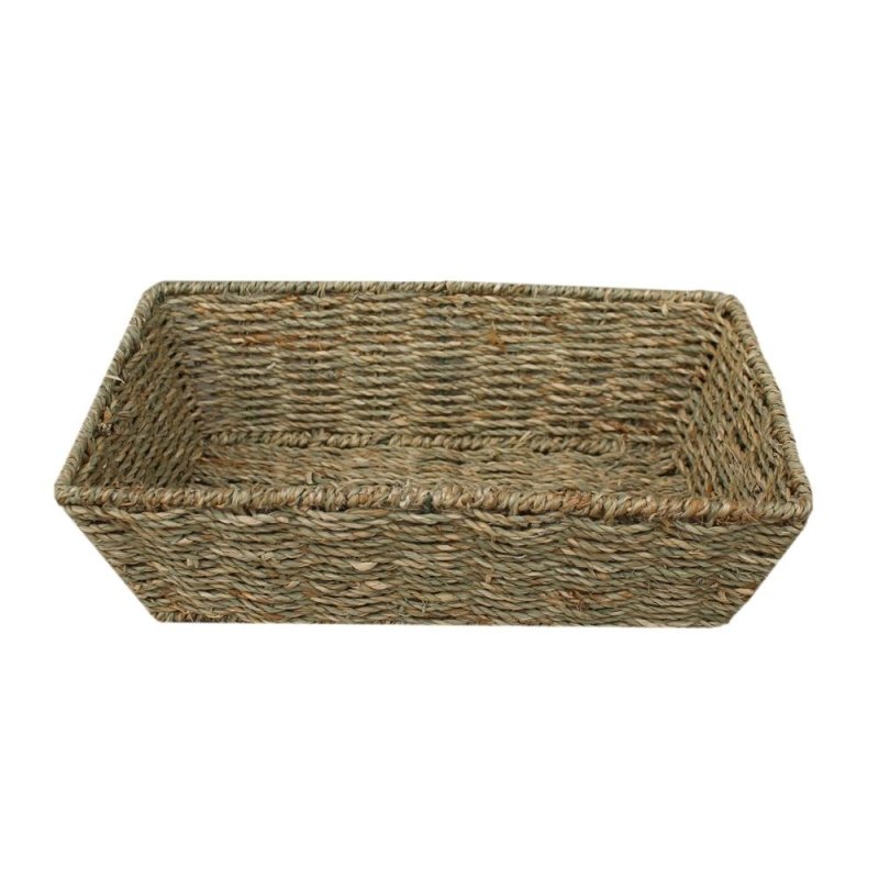 Tapered Edge Seagrass Tray - Serving Tray - British D'sire