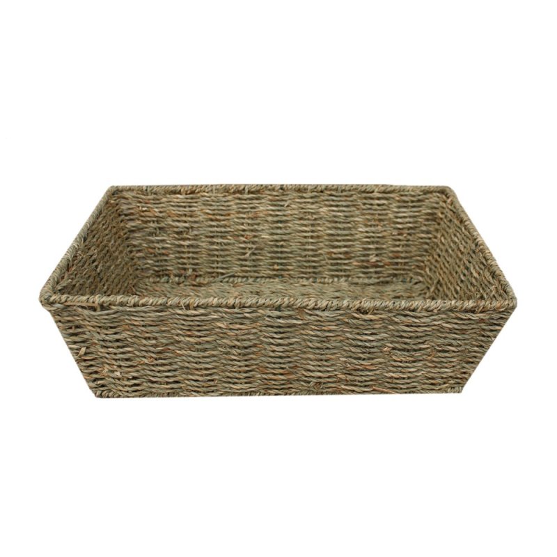 Tapered Edge Seagrass Tray - Serving Tray - British D'sire