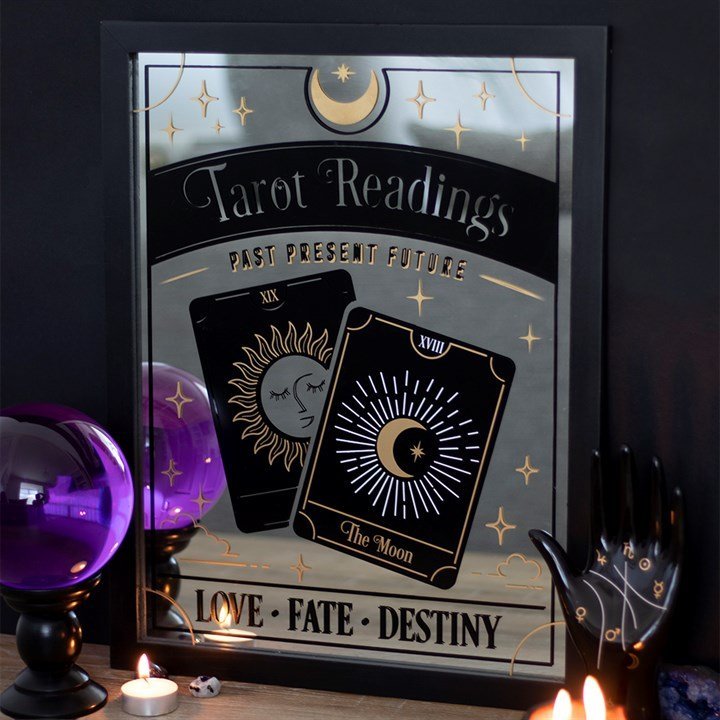 Tarot Readings Mirrored Wall Hanging - British D'sire