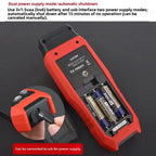 TASI Contact and Non - contact Dual Use Portable Measuring Speed Meter Digital Display Laser Tachometer - British D'sire