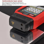 TASI Contact Portable Measuring Speed Meter Digital Display Laser Tachometer - British D'sire