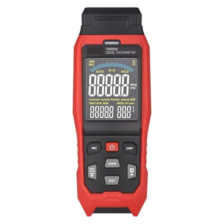 TASI Non - contact Portable Measuring Speed Meter Digital Display Laser Tachometer - British D'sire