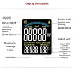 TASI Non - contact Portable Measuring Speed Meter Digital Display Laser Tachometer - British D'sire