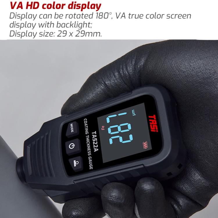 TASI TA522A Car Paint Film Meter Paint Surface Tester Coating Thickness Gauge(Black) - British D'sire