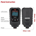 TASI TA522A Car Paint Film Meter Paint Surface Tester Coating Thickness Gauge(Black) - British D'sire