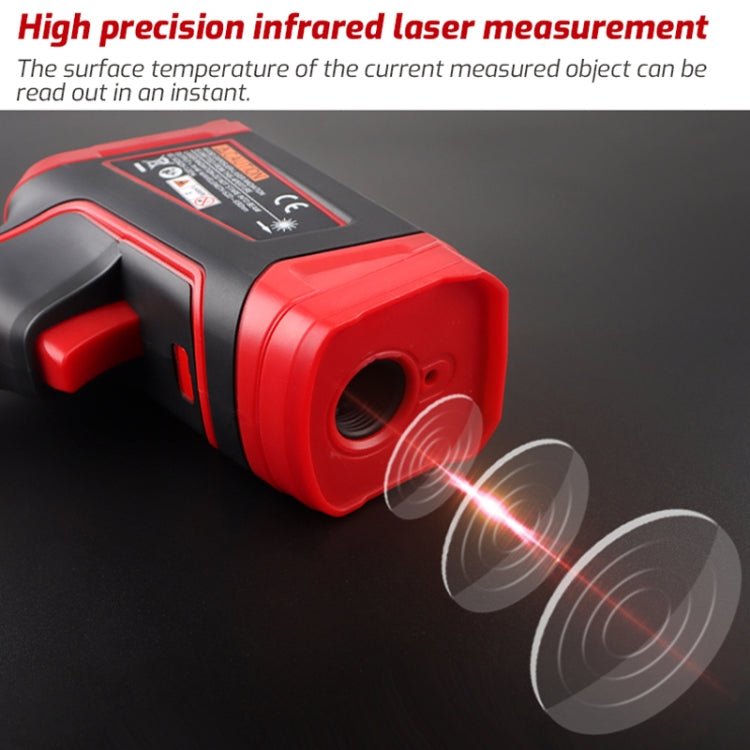 TASI TA603E - 32 - 2200 degrees Celsius Color Screen Infrared Thermometer Industrial Electronic Thermometer - British D'sire