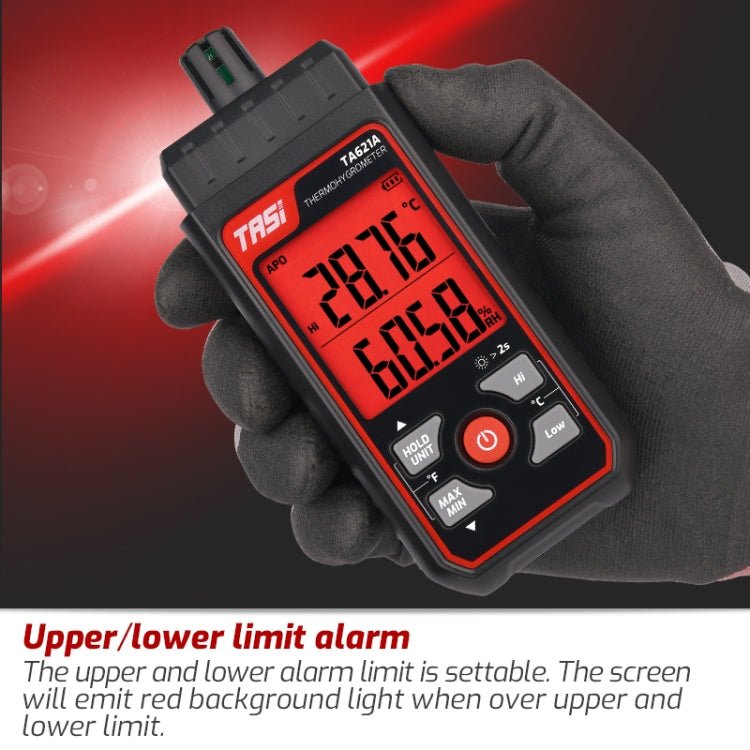 TASI TA621A Digital Dew Point Thermometer Ambient Temperature Humidity Gauge - British D'sire