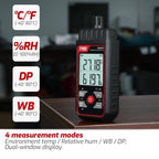 TASI TA621A Digital Dew Point Thermometer Ambient Temperature Humidity Gauge - British D'sire