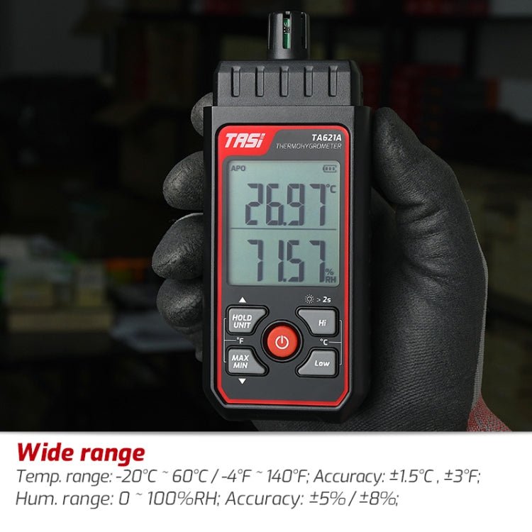 TASI TA621A Digital Dew Point Thermometer Ambient Temperature Humidity Gauge - British D'sire