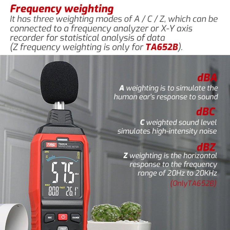 TASI TA652A Home Noise Tester Detection Volume Device - British D'sire