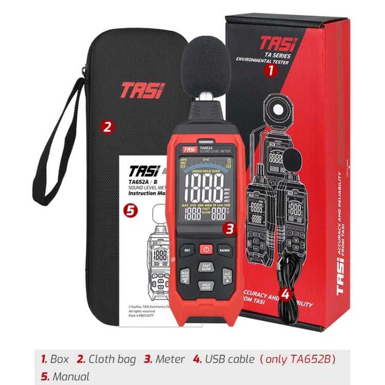 TASI TA652A Home Noise Tester Detection Volume Device - British D'sire